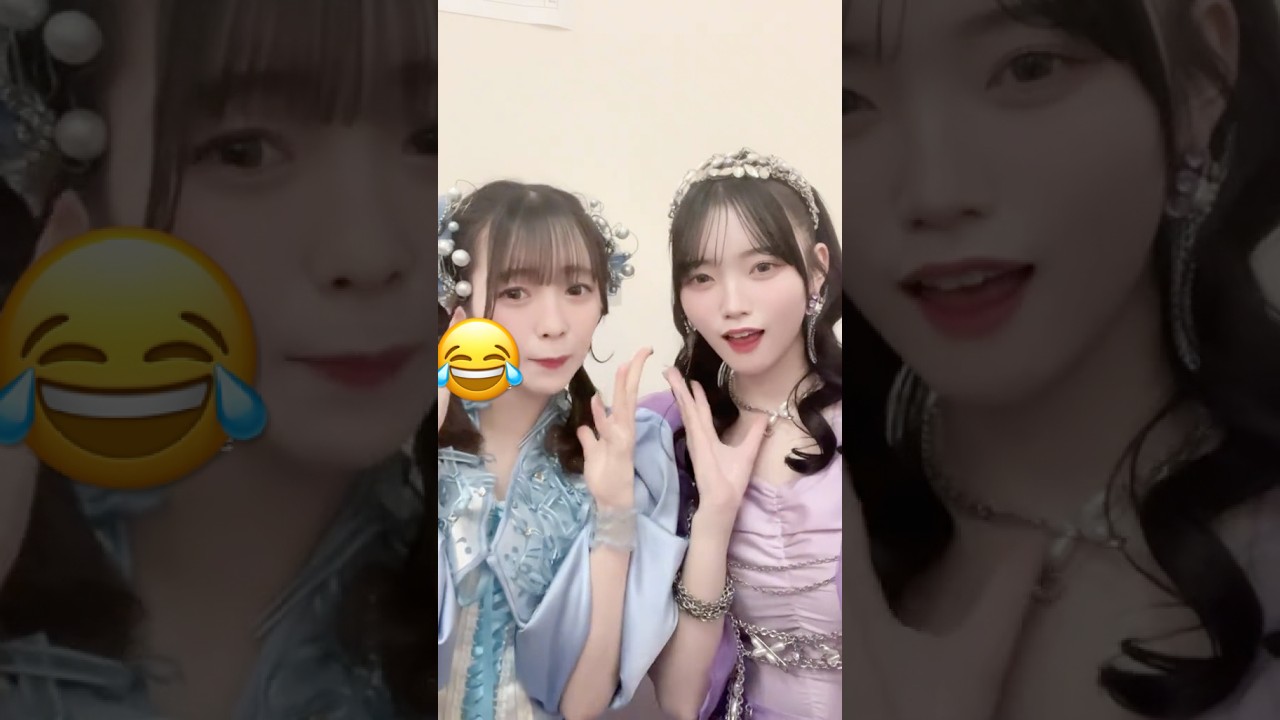 梅田みゆちゃん🩵×真鍋凪咲ちゃん💜