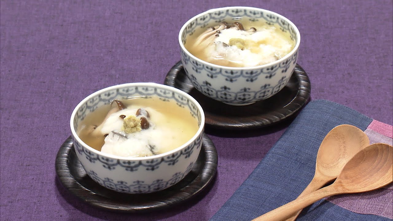 【3分クッキング公式】さわらのとろろ蒸し