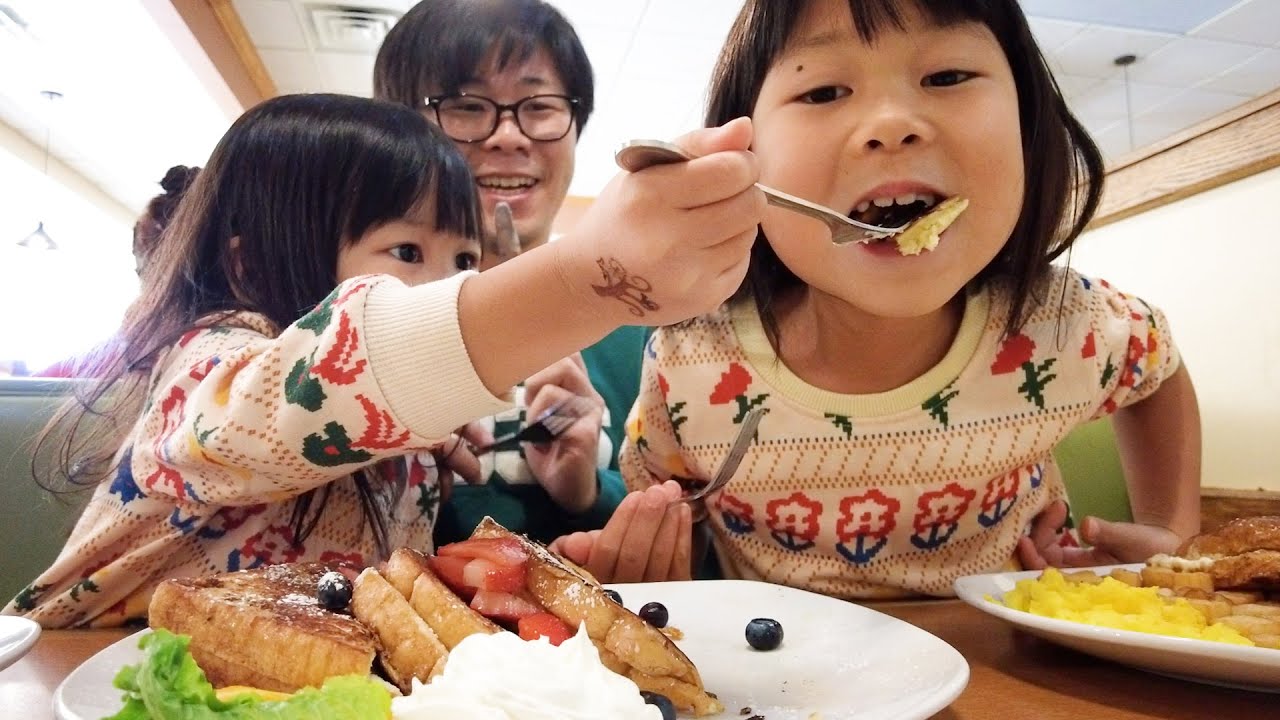 娘２人とアメリカのおしゃれカフェでブランチしてきた