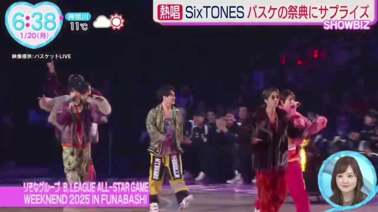 SixTONES・バスケの祭典にサプライズ『ＺＩＰ！』2025年1月20日【𝐇𝐃】