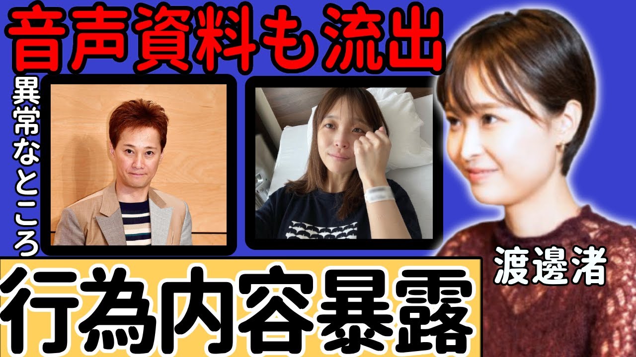 渡邊渚が遂に中居の行為内容全て暴露...音声資料も暴露し発覚された異常すぎるところに一同驚愕...！フジテレビの内通者が暴露したフジだけでなく芸能界の枕営業の数々に驚きを隠さない...