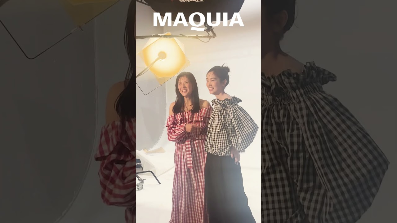 佐藤ありさ×桐谷美玲の人気コンビ登場！「MAQUIA3月号」好評発売中🌸
