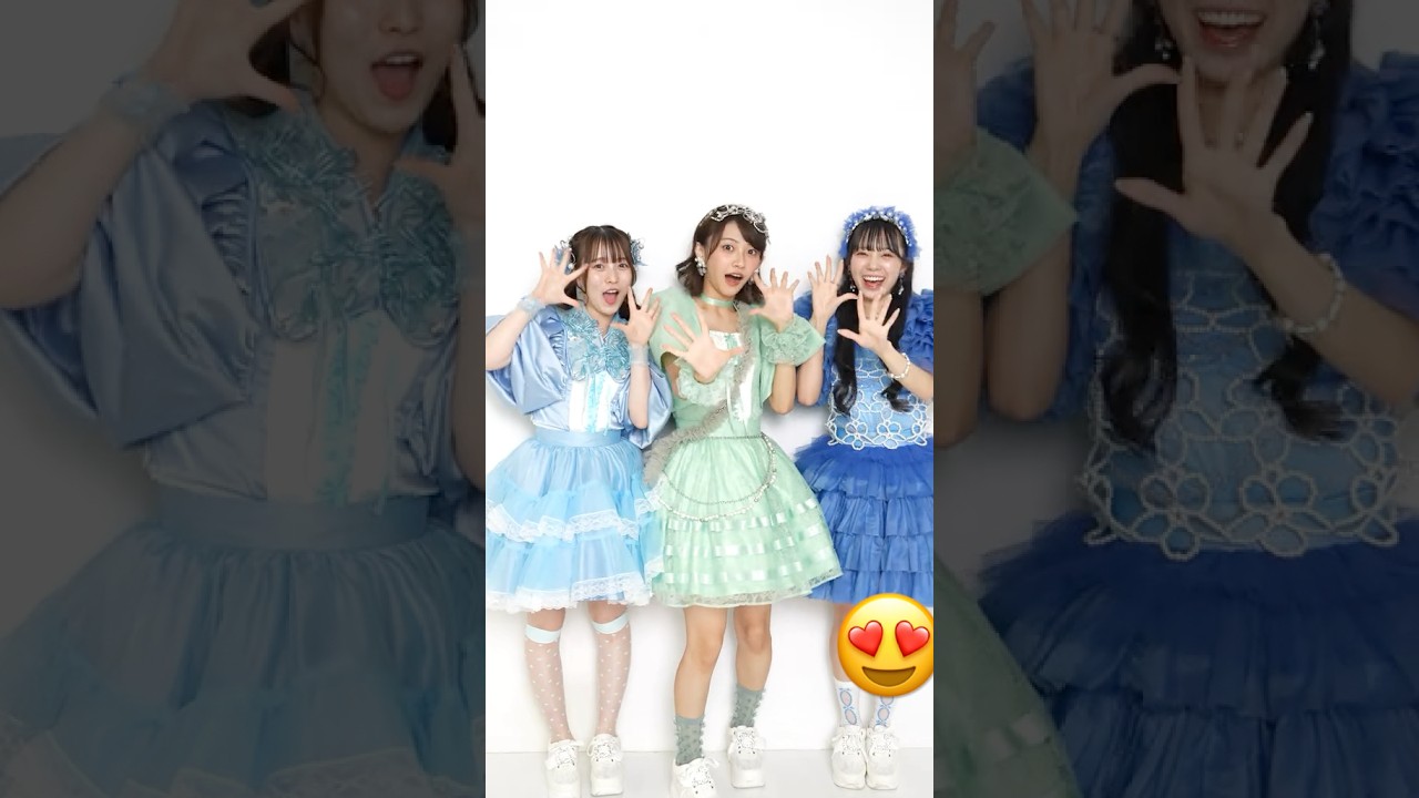 板倉可奈ちゃん💚×梅田みゆちゃん🩵×増田彩乃ちゃん💙