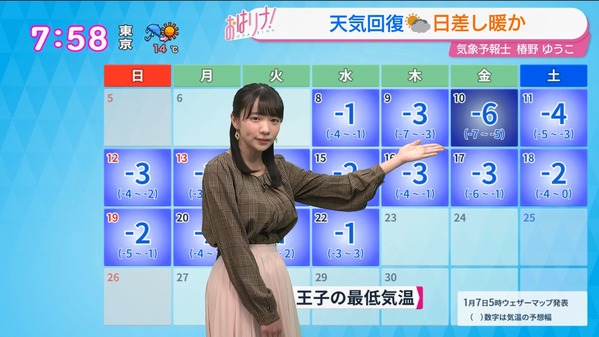 【画像】今日の椿野ゆうこさん　1.7
