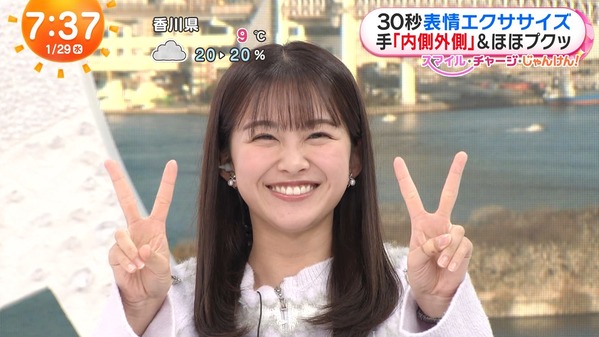 【画像】今日の藤本万梨乃さんと原田葵さん　1.29