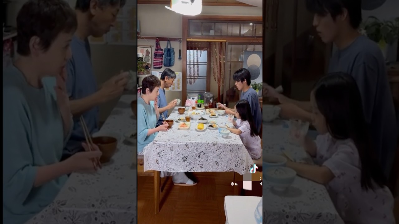 平和な生活風景！自然な家族の交流の秘密！