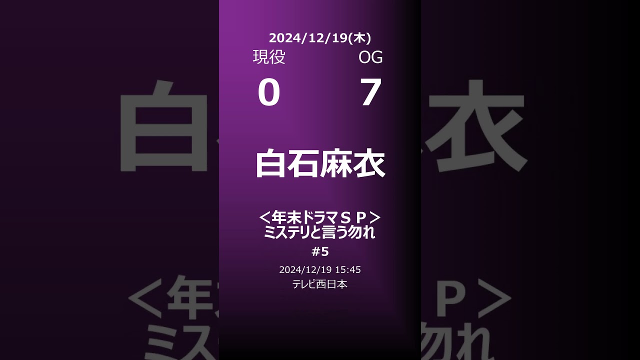 【明日の乃木坂】地方局他 2024/12/19 #shorts #乃木坂46 【番組出演】