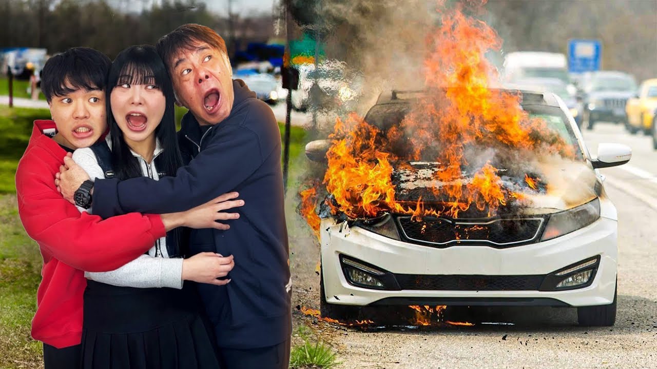 家族と車中泊したら火事になりました。消防車が緊急出動…父はガチで実家を追い出される