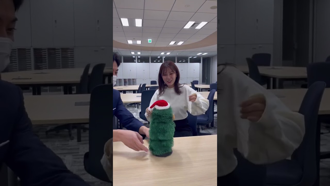 堤アナ、アナウンス室に加わったゆかいな仲間といっしょに踊るの巻