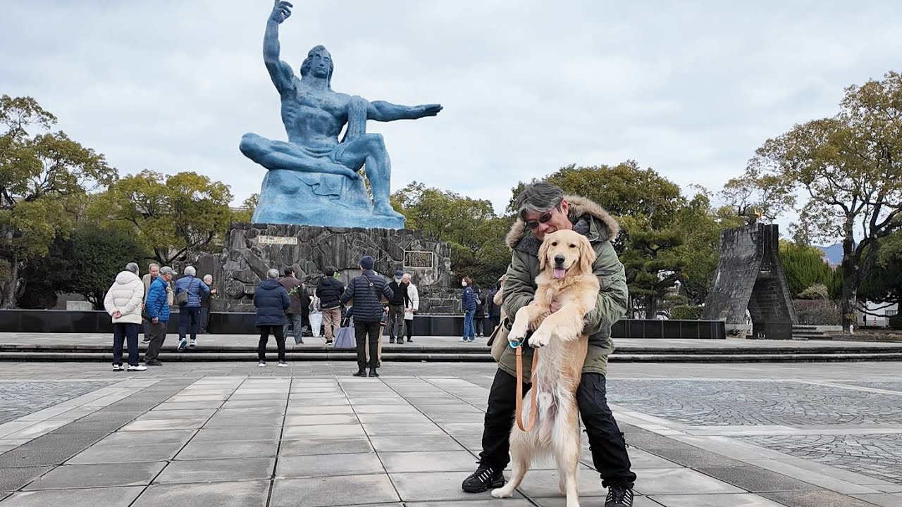 【九州一周旅行】生きる時間の大切さを再確認する長崎原爆資料館へ。【Golden Retriever japan】