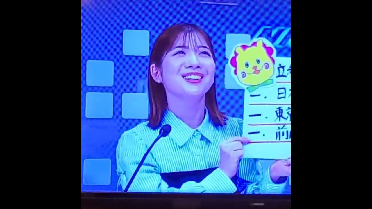 歌う！かわいい！佐藤真知子アナ　#shorts　20250211