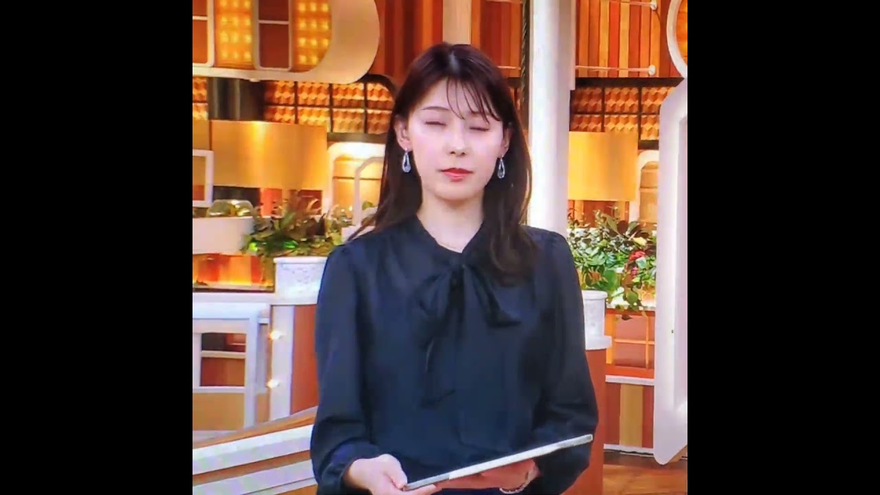 かわいい！上村彩子アナ　#shorts　20250214