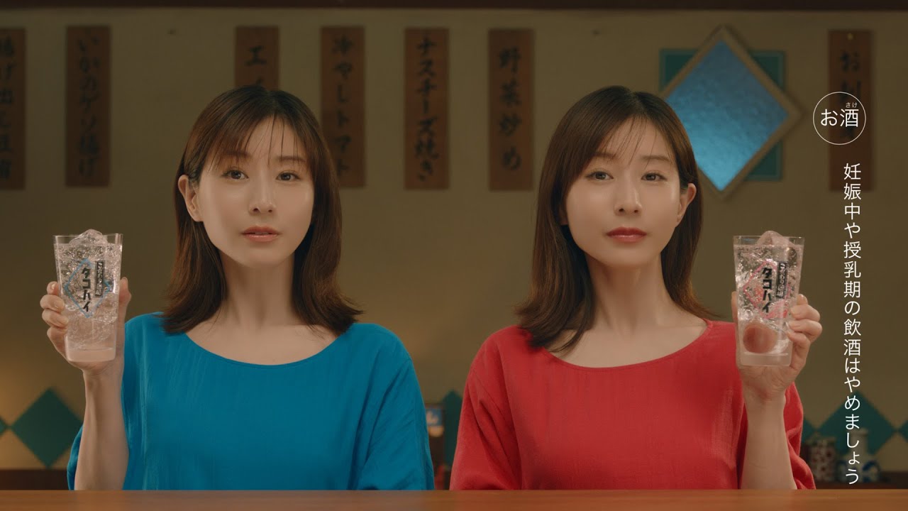 こだわり酒場のタコハイ『赤のタコハイ』篇② 15秒 田中みな実 サントリー CM