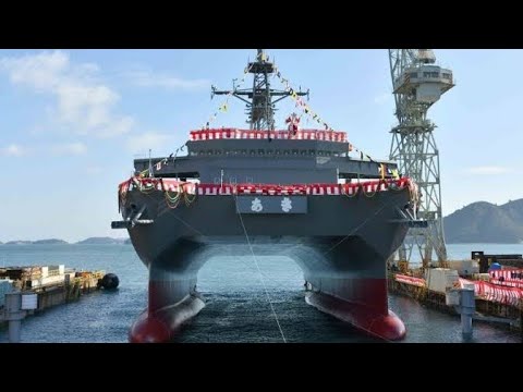 中露が最も警戒する自衛艦!?「びんご」進水で注目！ 非武装だけど機密の塊「音響測定艦」とは