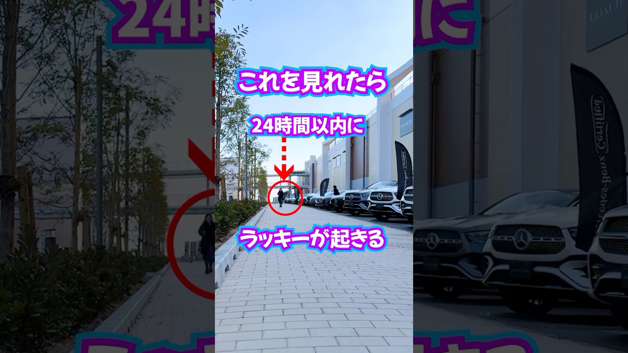 見ると⚠️24時間以内に⚠️ラッキーが来る‼️ #奇跡 #当選 #幸運