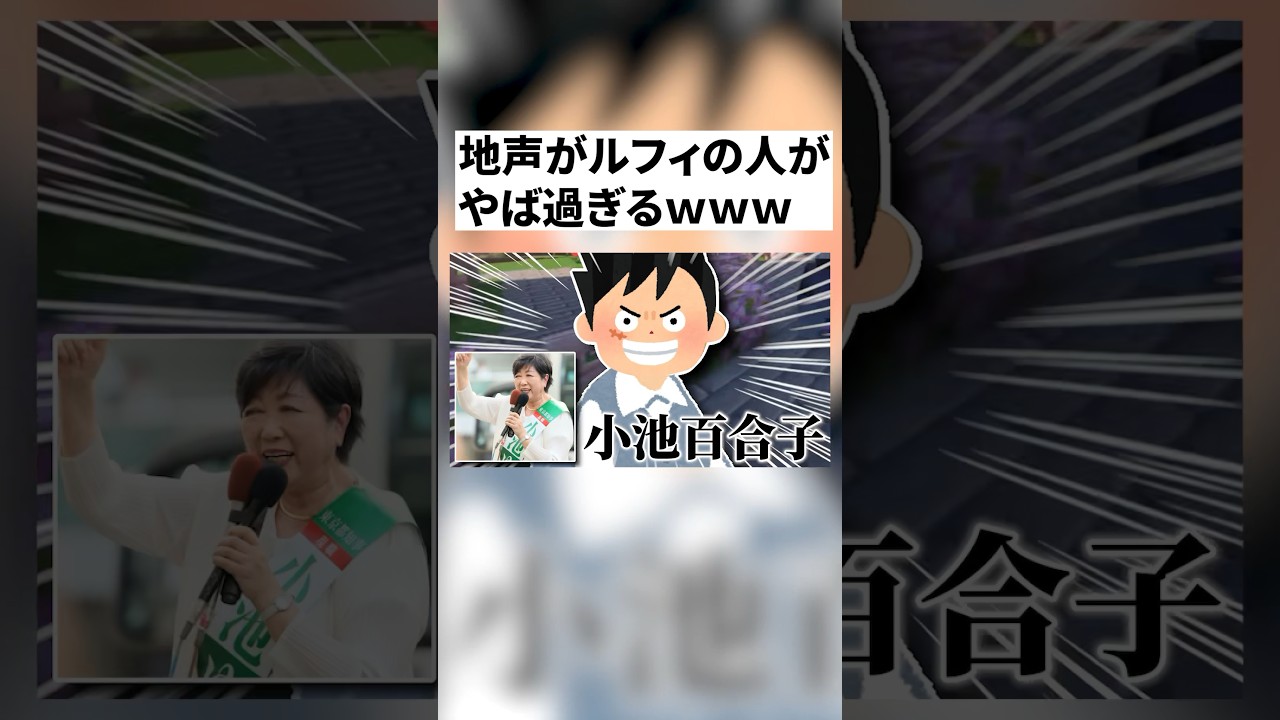 【実話】コールセンターで働いてたルフィに小池百合子問題出したらやば過ぎたWWWWWWW #りぃちょ