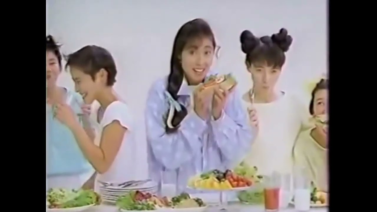 雪印ネオソフト　ハーフカロリー CM　1988 浅野ゆう子