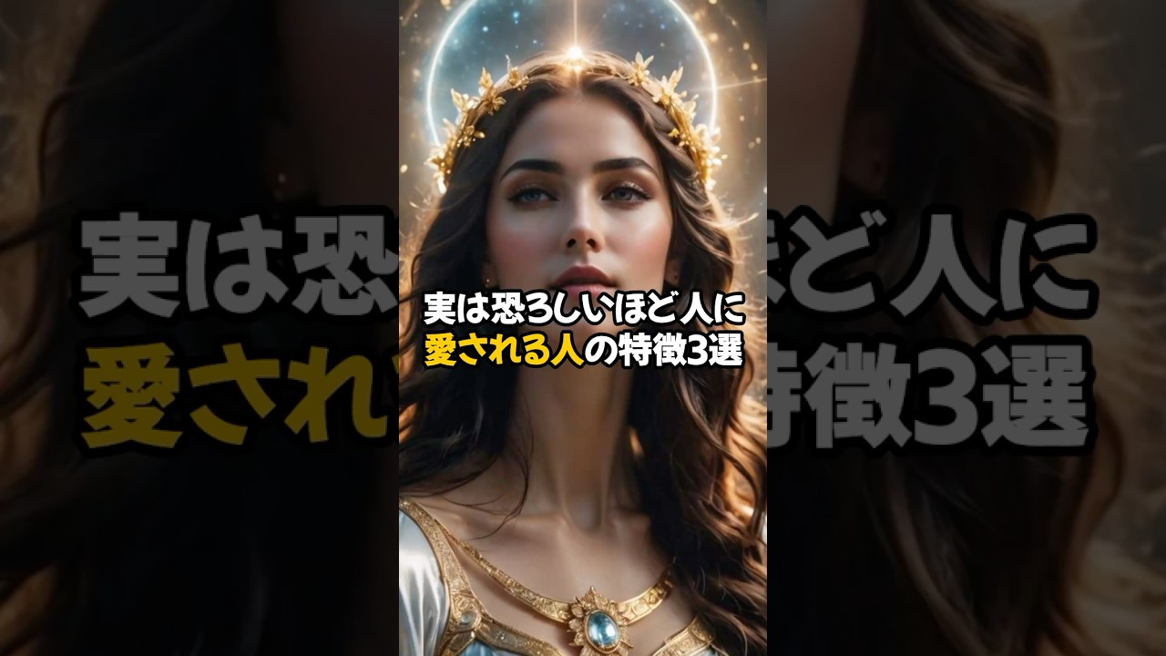 実は恐ろしいほど人に愛される人の特徴３選 #shorts #言霊 #スピリチュアル #引き寄せ #愛される #愛