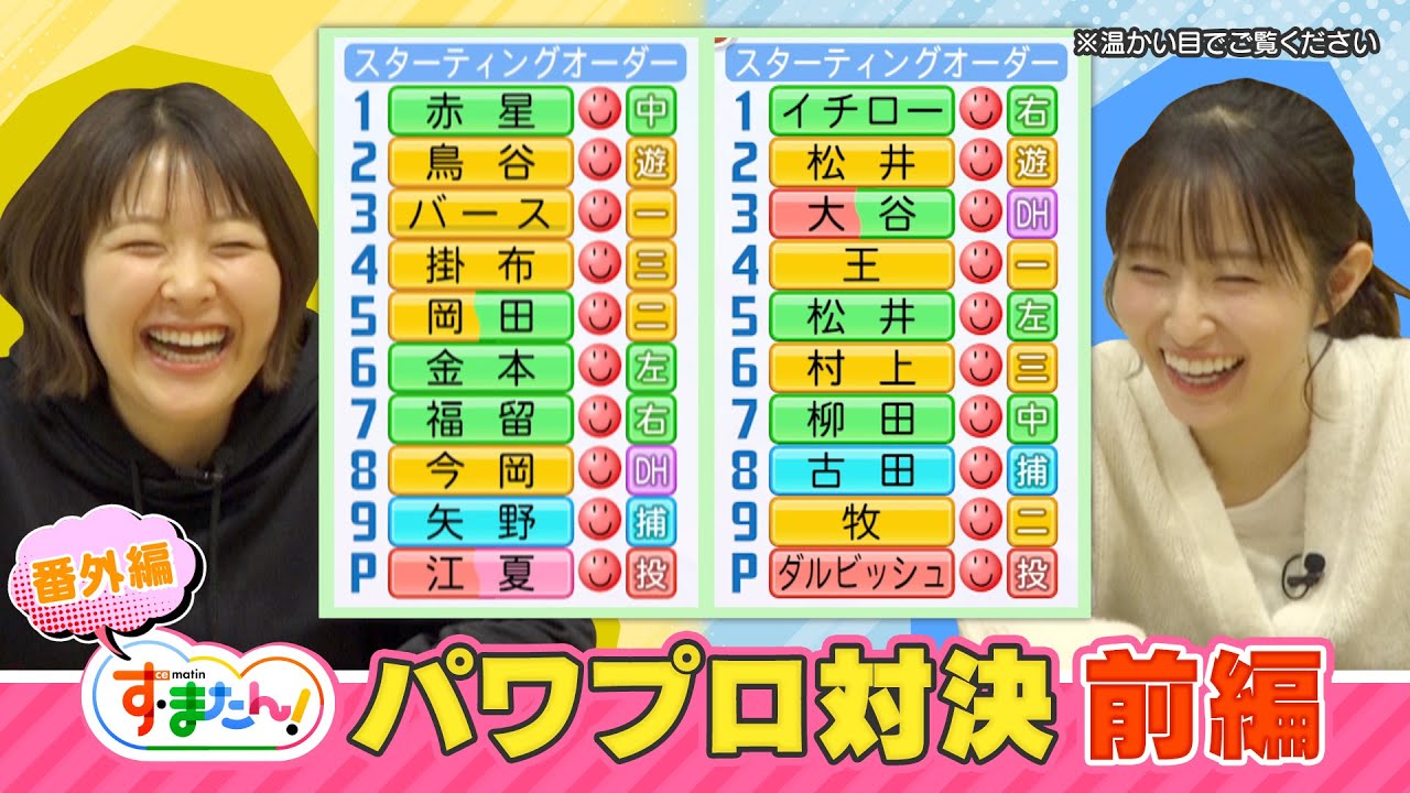 す・またん！スポーツ番外編　諸國＆佐藤　パワプロ対決【前編】