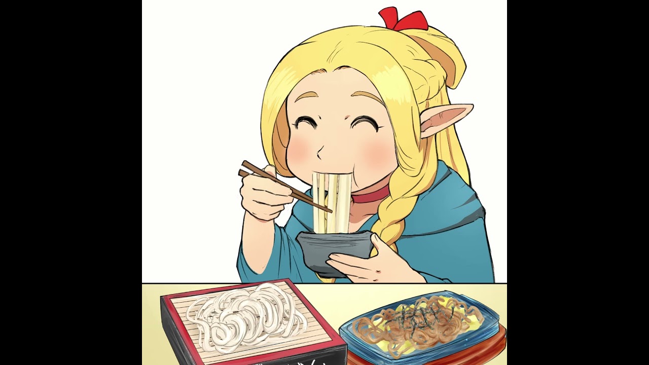【１分間耐久】千本木彩花氏の故郷、埼玉のご当地グルメ埼玉うどんをドカ食いするマルシル