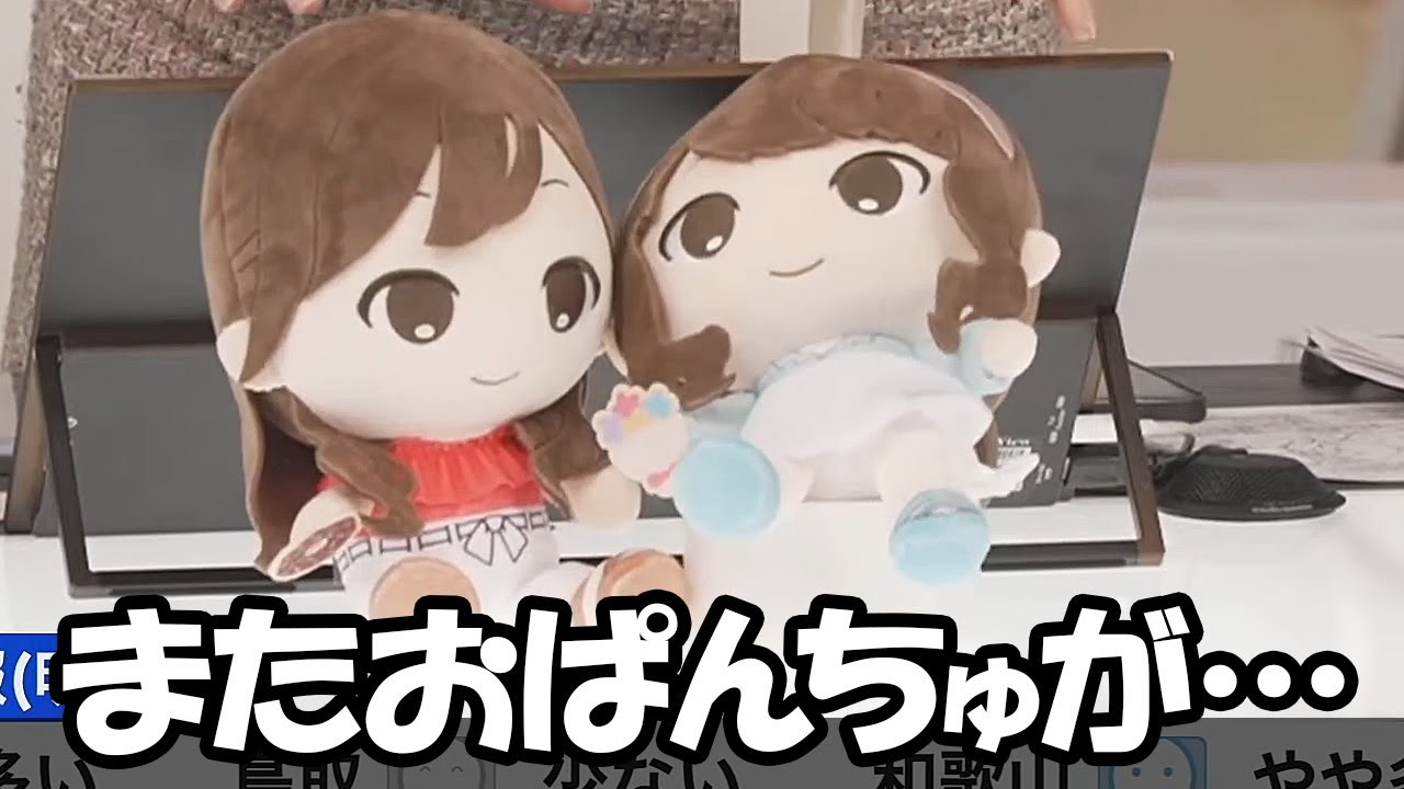 【山岸愛梨】ぬいぐるみ紹介のはずがポン子は出て来るはおぱんちゅは丸見えだわやりたい放題のお天気お姉さん