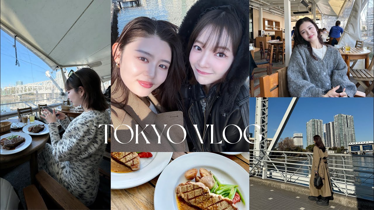 【コラボ】可愛いめいめいとテラスランチ🥗/新着の春服紹介🙆‍♀️🌸久々の休日が充実し過ぎた☺️🩷