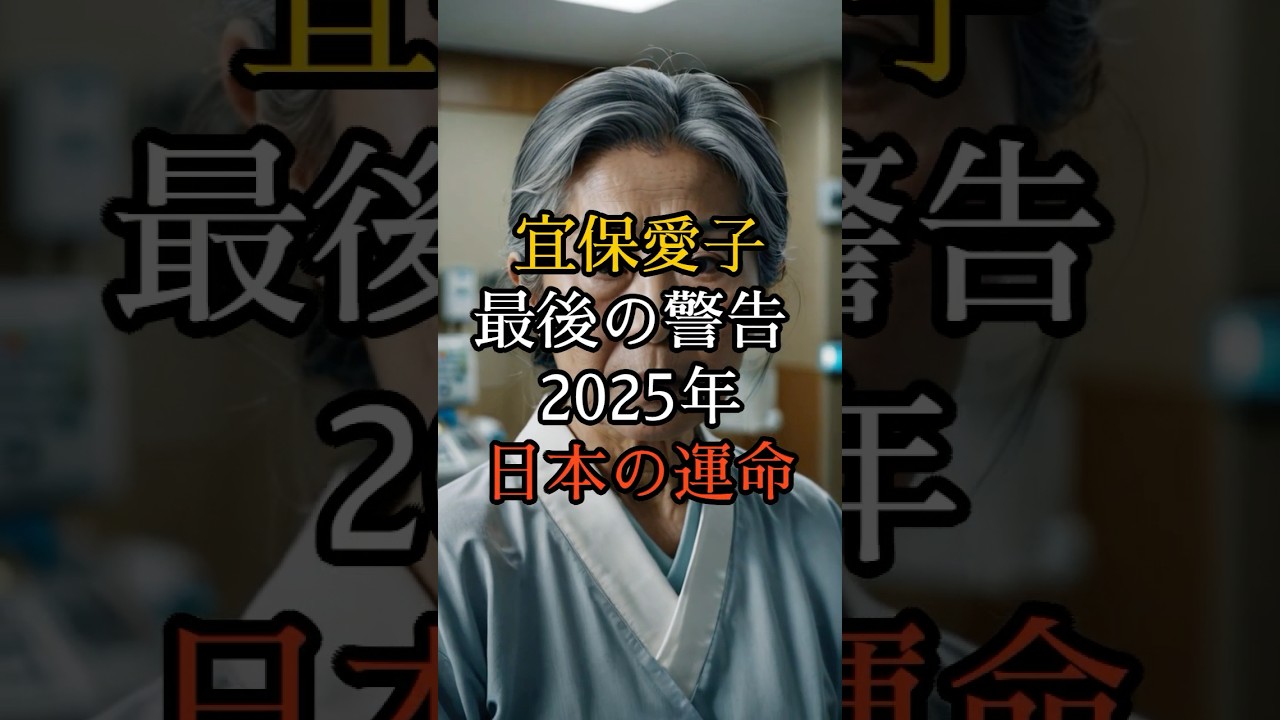 霊能者・宜保愛子の2025年 前代未聞の的中率で語られた最後のメッセージ【 スピリチュアル 怪談 都市伝説 予言 ミステリー 】