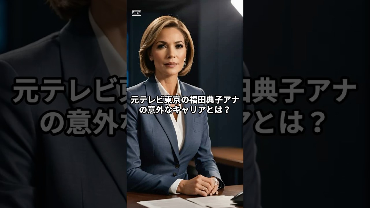 【新たな道へ】元テレ東の福田典子アナの意外なキャリアとは？ #雑学 #芸能 #shorts