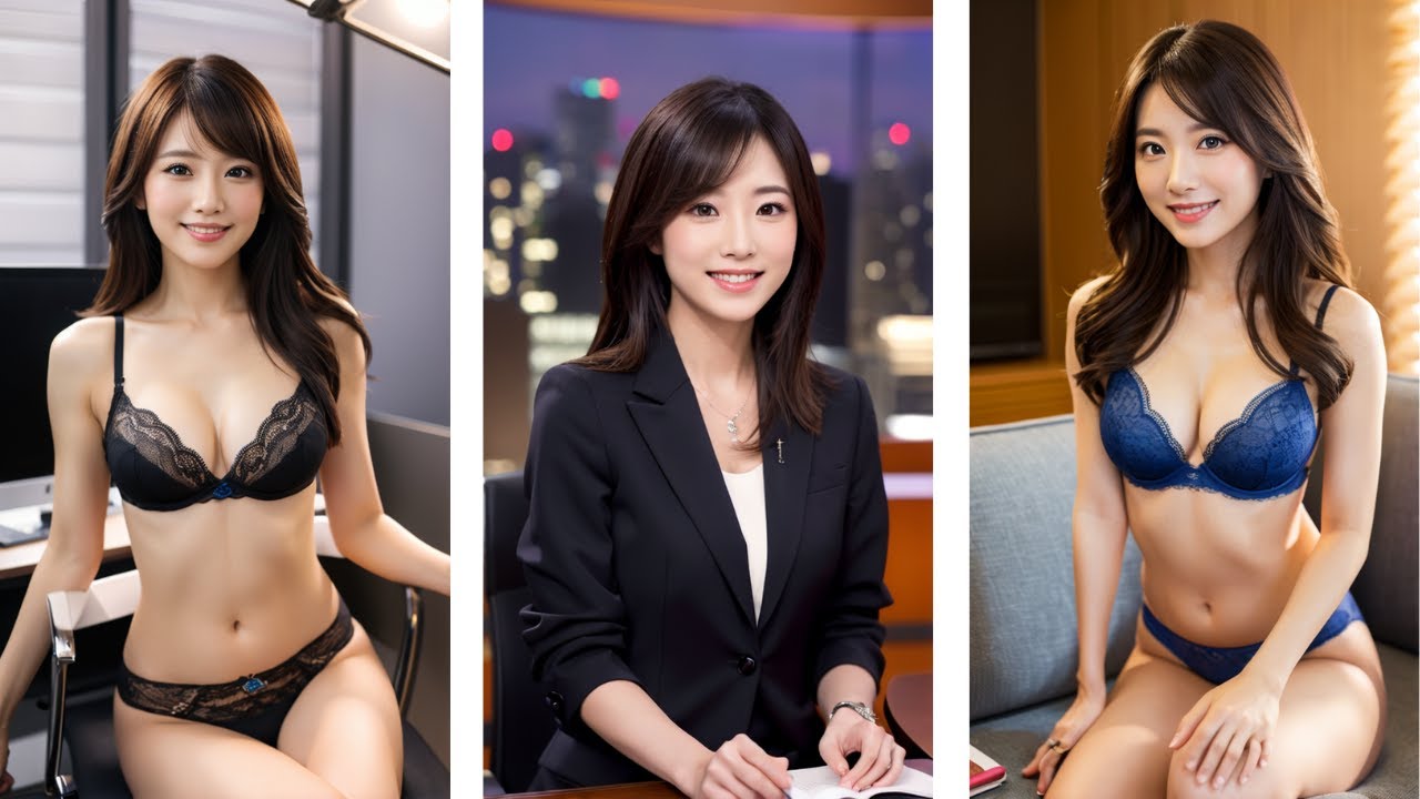 美人女子アナ [AI LOOKBOOK]