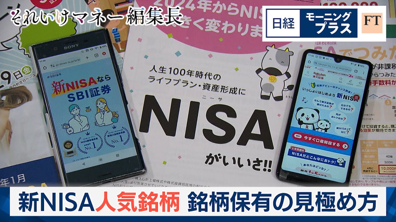 新NISA人気銘柄 銘柄保有の見極め方【日経モープラFT】