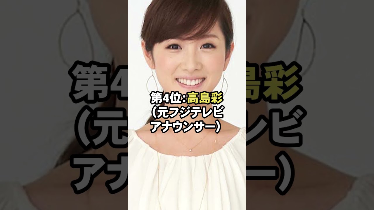 テレビ局退社で成功したと思う女性アナウンサーランキング　#shorts #有働由美子 #田中みな実 #女子アナ #退社 #成功 #転身  #生き方  #挑戦  #美貌 #人気  #共感 #応援