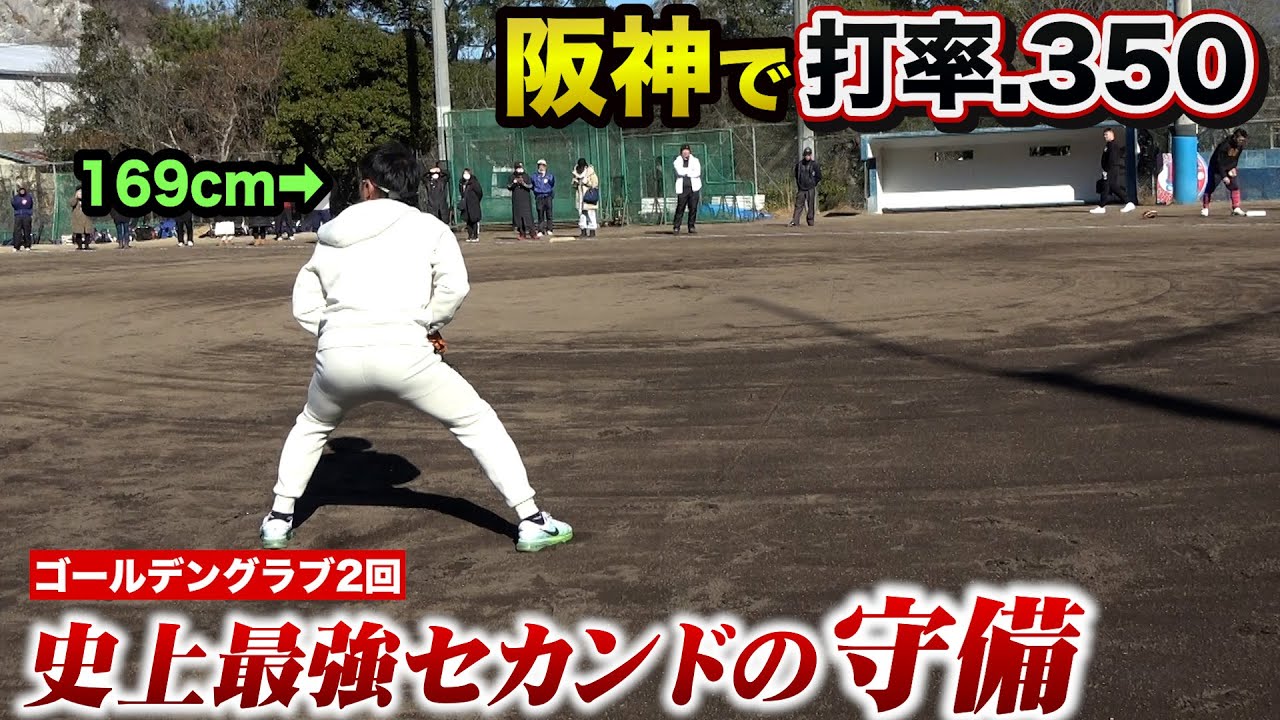 阪神史上最高のセカンド…打球が飛んだ瞬間に落ちた場所が分かる。