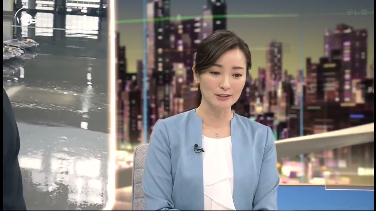 テレビ東京 ｢ワールドビジネスサテライト(WBS)｣ 大江麻理子キャスター卒業シーン (2025.3/28 24:09頃)