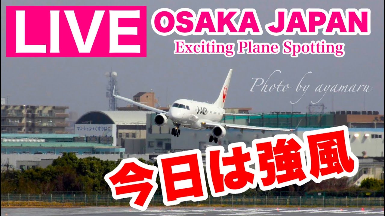 🔴 LIVE OSAKA ITAMI Airport ( JAPAN ) 2025/3/30 大阪伊丹空港   ライブカメラ