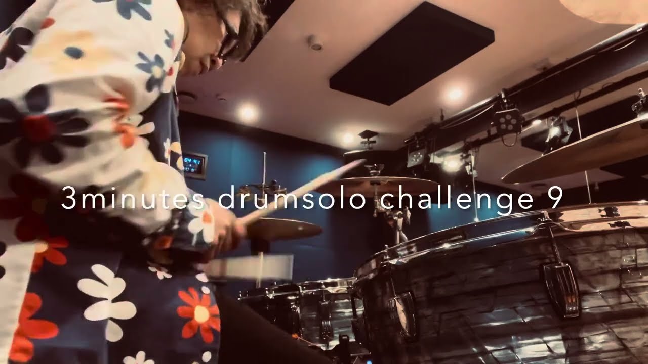 3minutes drumsolo challenge 9