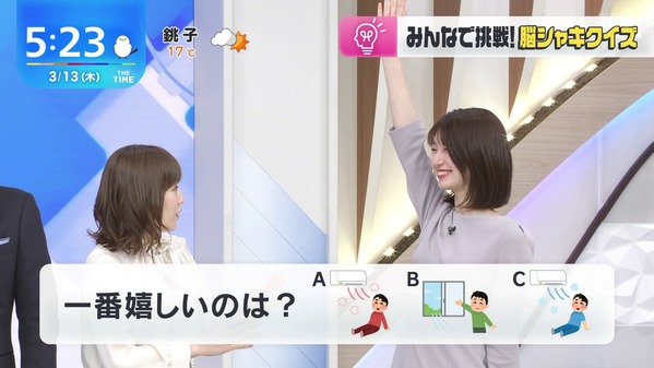 【画像】昨日の吉村恵里子さんと松田里奈さん 3.13