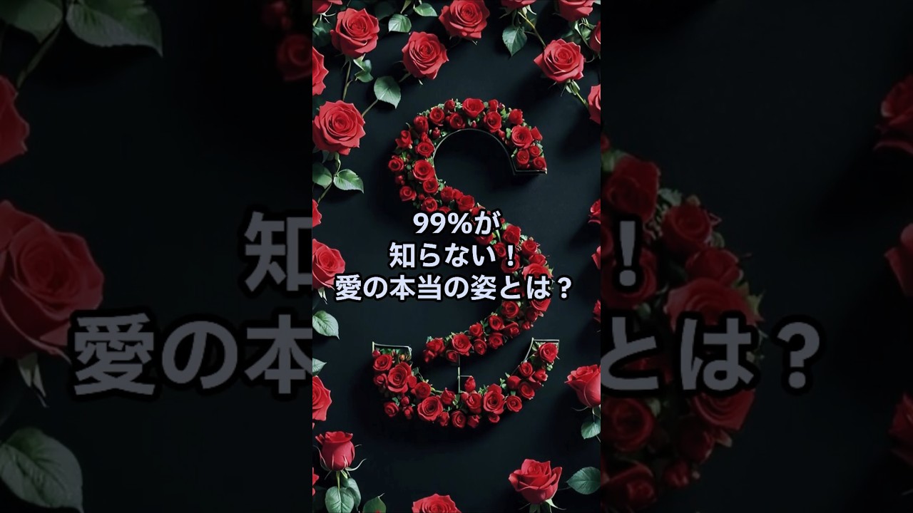 99％が知らない！愛の本当の姿とは？ #スピリチュアル #波動  #占い #エネルギー #雑学 #愛  #浄心 #予知