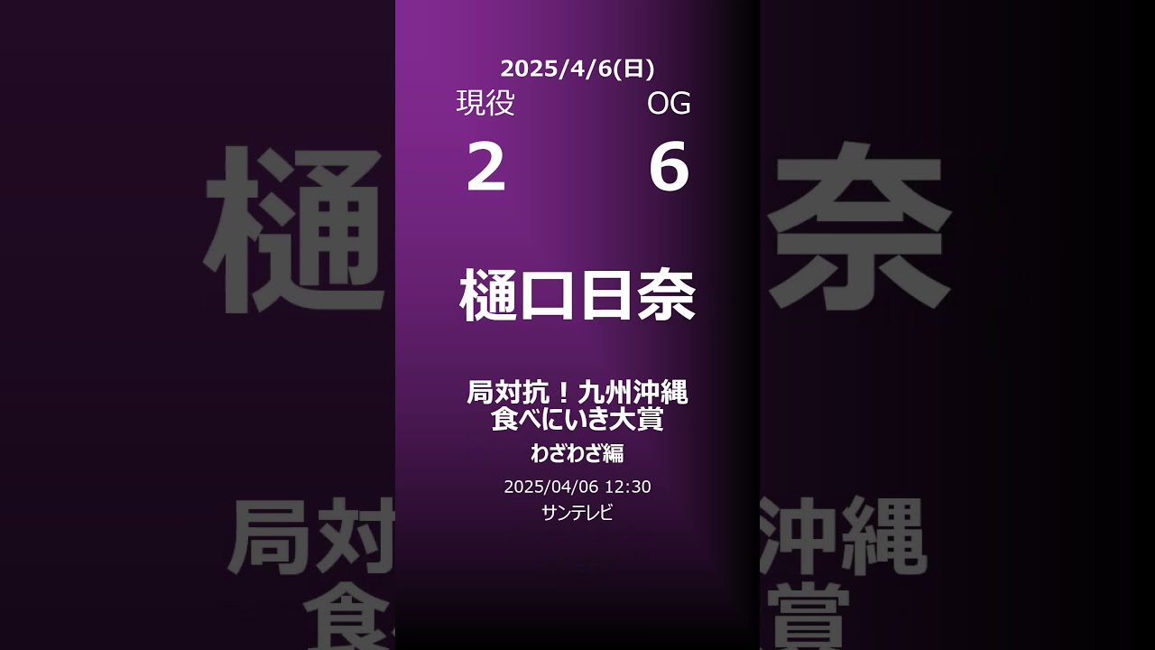 【明日の乃木坂】地方局他 2025/04/06 #shorts #乃木坂46 【番組出演】