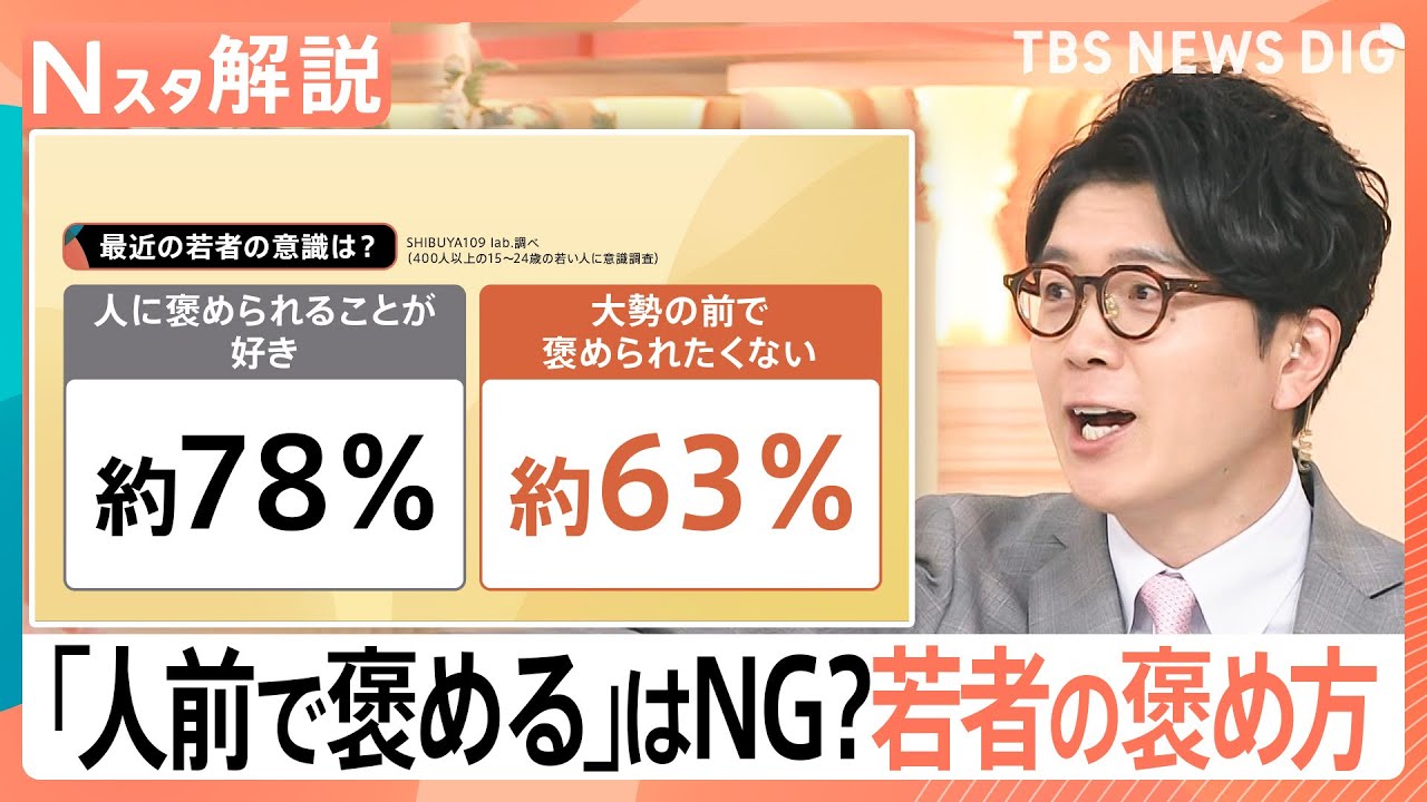 新入社員が会社を辞めるワケ 「人前で褒める」はNG行為？ 若者の正しい褒め方、上司と部下の意識にも変化【Nスタ解説】｜TBS NEWS DIG