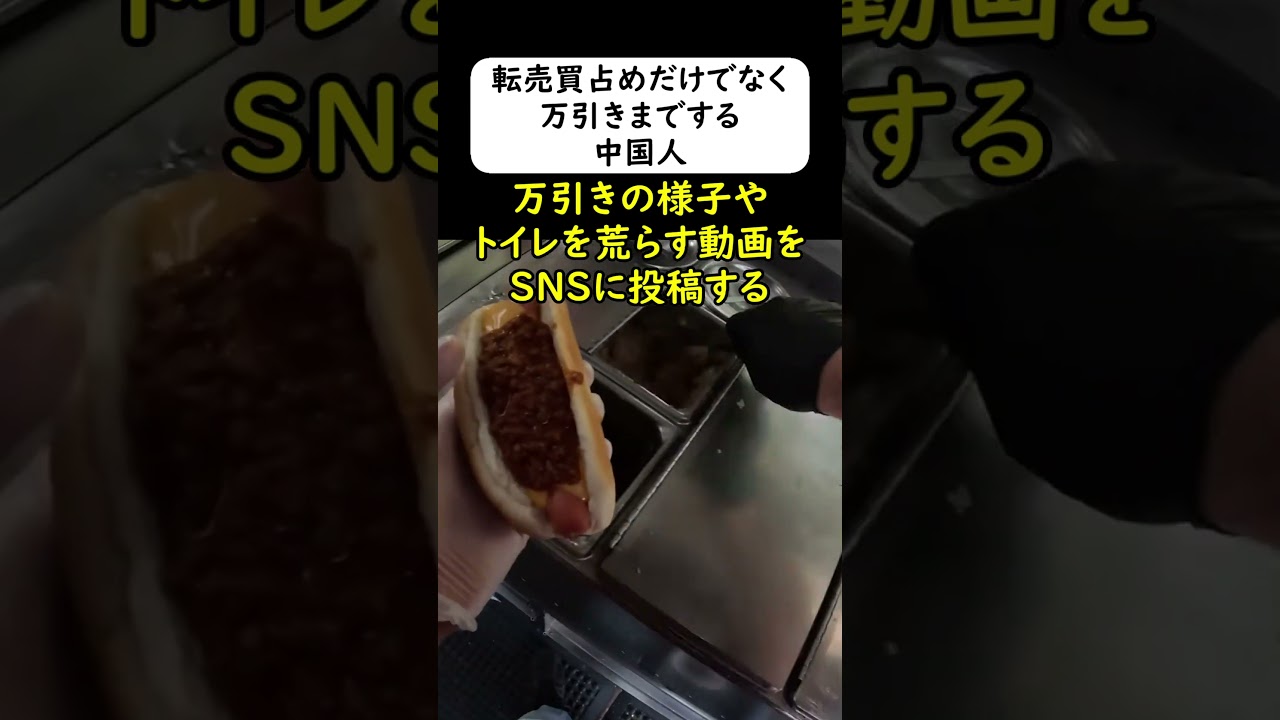 中国人観光客が買占めだけじゃなく万引きまでして暴れまわる... #岩屋は責任をとれ