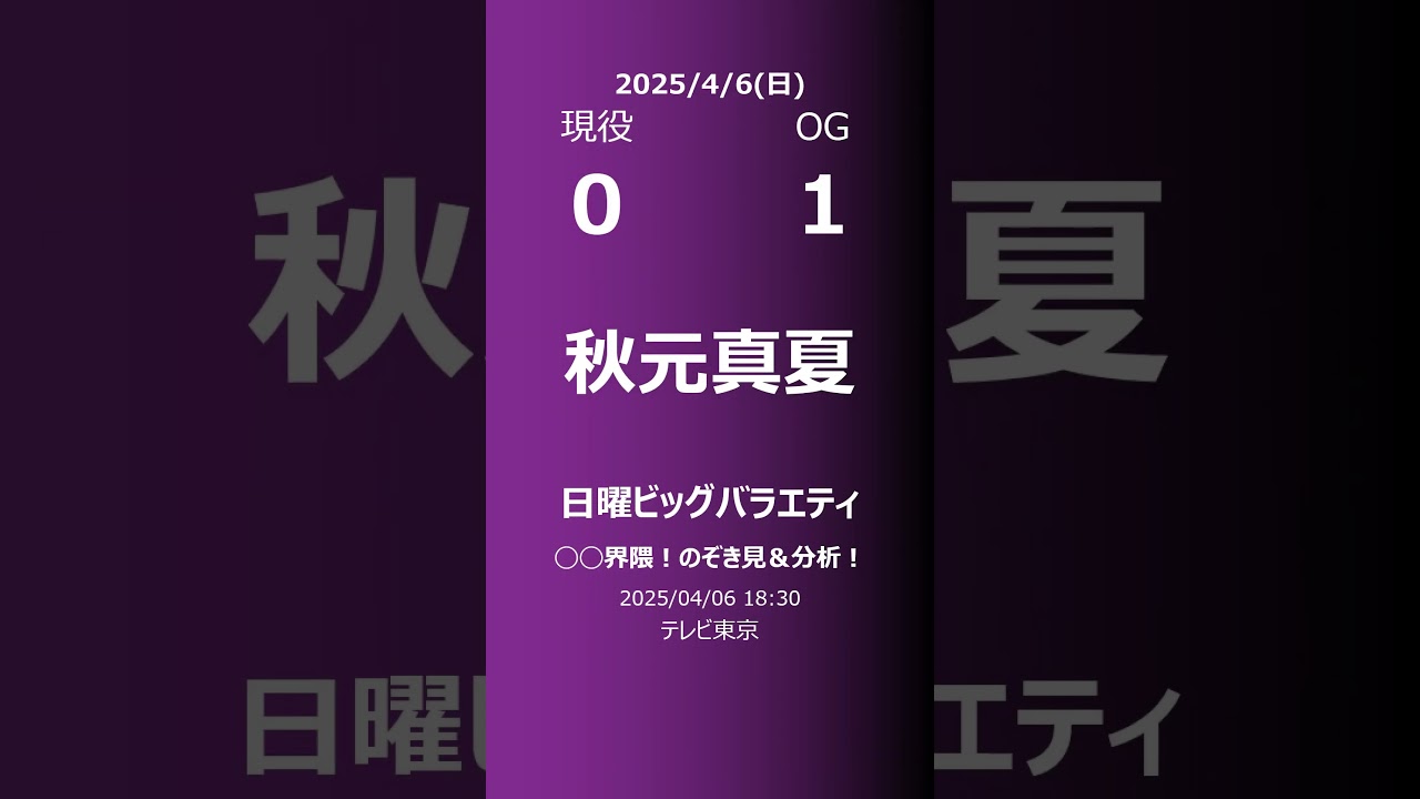 【明日の乃木坂】現役・OG 2025/04/06 #shorts #乃木坂46 【番組出演】