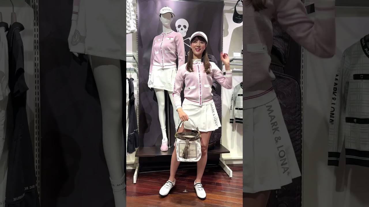 じゃーん🤚25SSのゴルフウェア可愛すぎた💕⛳ファッションの詳細はYouTube本編で✨#佐々木もよこ #セントフォースゴルフクラブ #ゴルフ女子 #ゴルフ   #ゴルフファッション #25ss