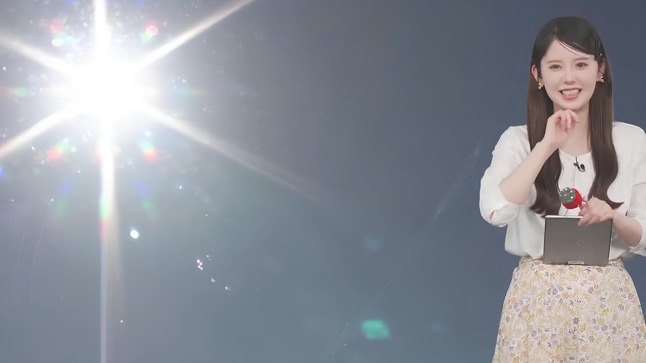 目標の話で何故か「紫外線を自作」を掲げかけたお天気お姉さん【小川千奈】