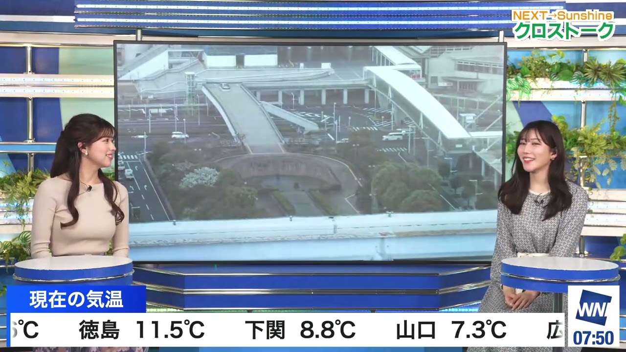 【魚住茉由】【小林李衣奈】クロストーク（250415 ウェザーニュースlive Morning　→　ウェザーニュースlive SunShine）