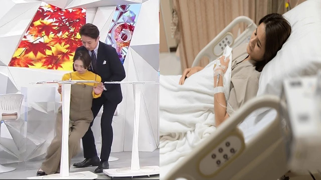フジ小室瑛莉子アナ、生放送中に倒れる 谷原章介が慌てて支える「大丈夫？」「すみません