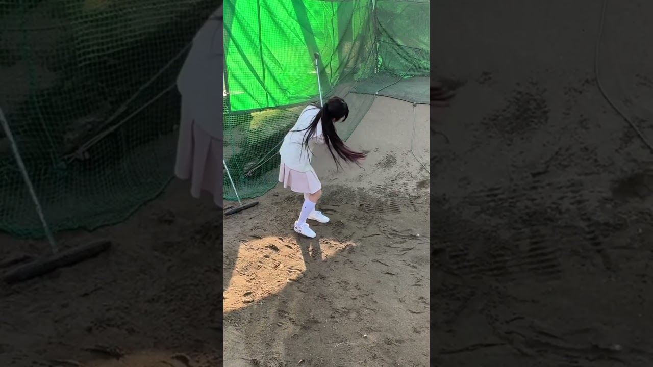 久しぶりに、練習動画を公開💖苦手なバンカーを練習してきました⛳#上村さや香 #セントフォースゴルフクラブ #ゴルフ女子#ゴルフ#ゴルフ練習#バンカー