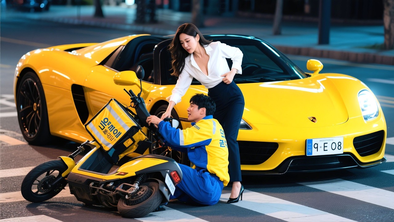 外送小哥大街遭美女總裁倒追，數十名保鑣攔車求答應，妻子家中出軌被抓現行，小夥是隱藏大佬轉身迎娶女總裁，腳踹前妻！#短劇#窮小子逆襲#爽文#傲心短劇No1Drama