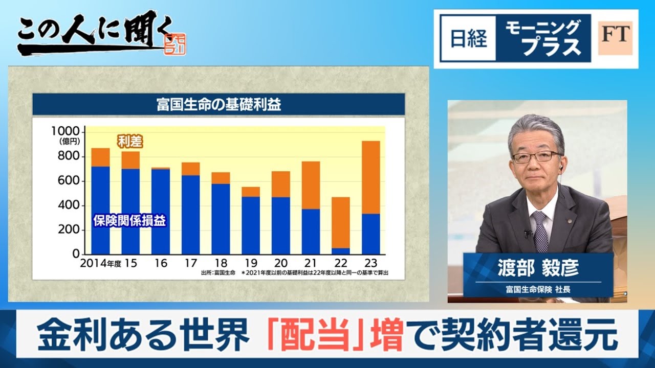 金利ある世界 「配当」増で契約者還元【日経モープラFT】