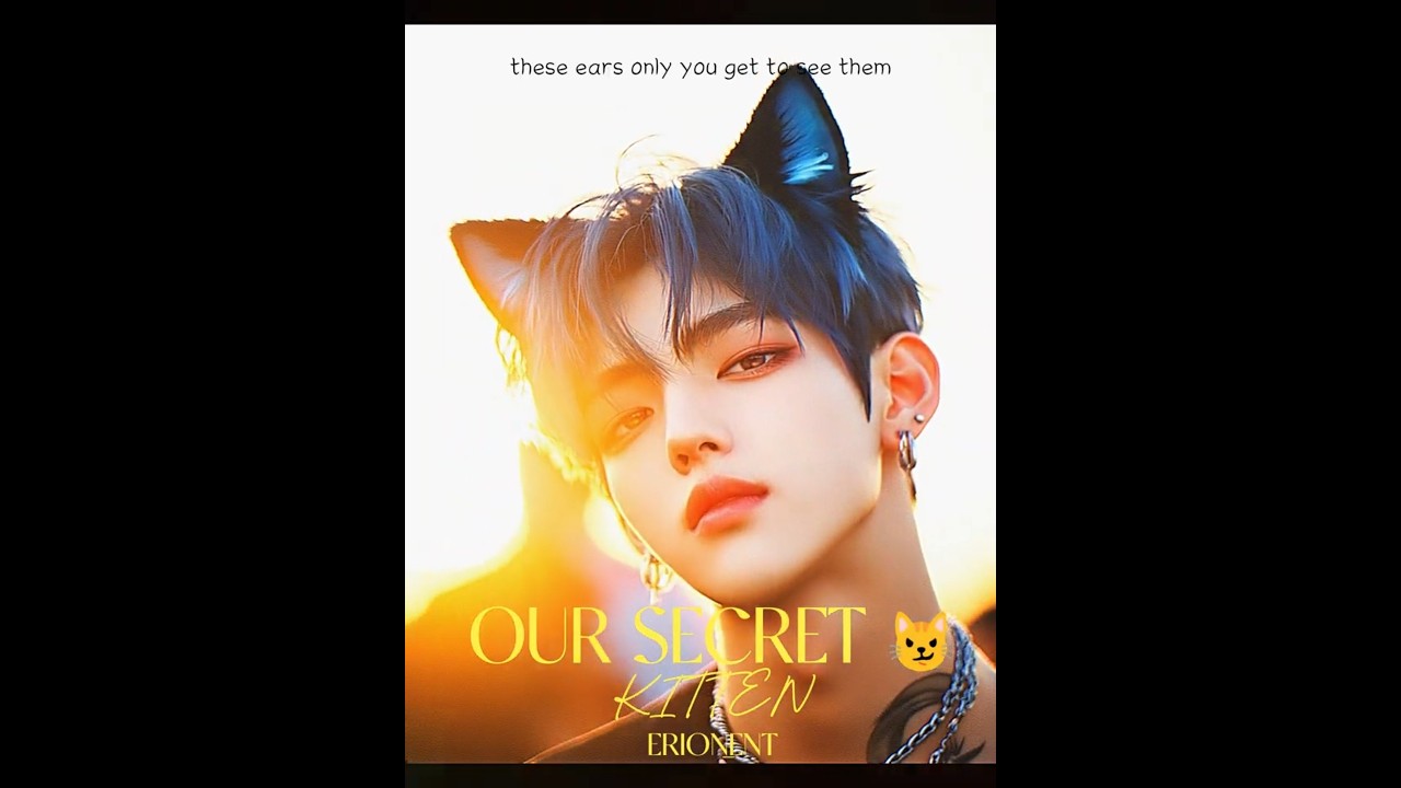 💙🐱 Baby, Am I look Kitten ? 😺 - Kpoo boyfriend secret _ ERION Idol #bts #cat star #korean #boy #txt