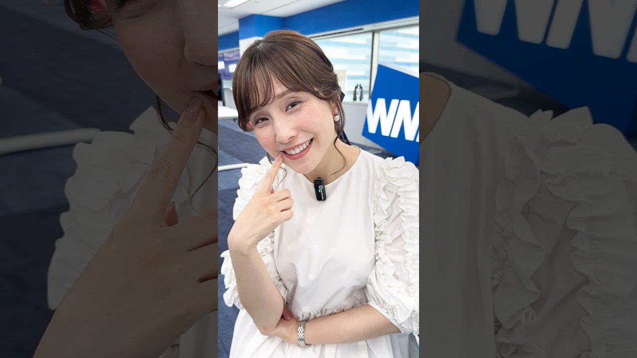 今日もおつかれさま！GWどこ行きたい？　#通勤タイパ  #松雪彩花